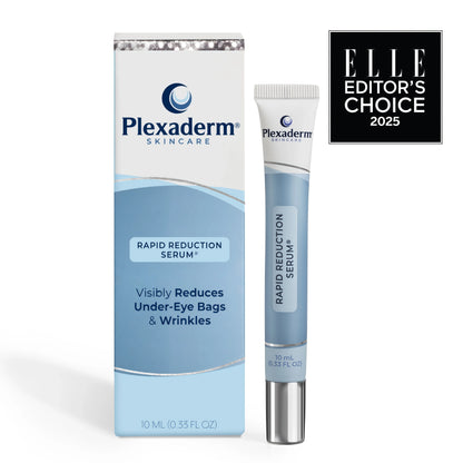 Plexaderm Rapid Reduction Eye Serum - Visibly Reduces Under-Eye Bags, Wrinkles, Dark Circles, Fine Lines & Crow's Feet Instantly, Anti Aging Wrinkle Remover for Face